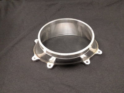 Oval Throttle Body - Single 5" Inlet V-BAND