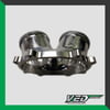 Oval Throttle Body - Dual 3" Standard V-Inlet DUAL O-RING