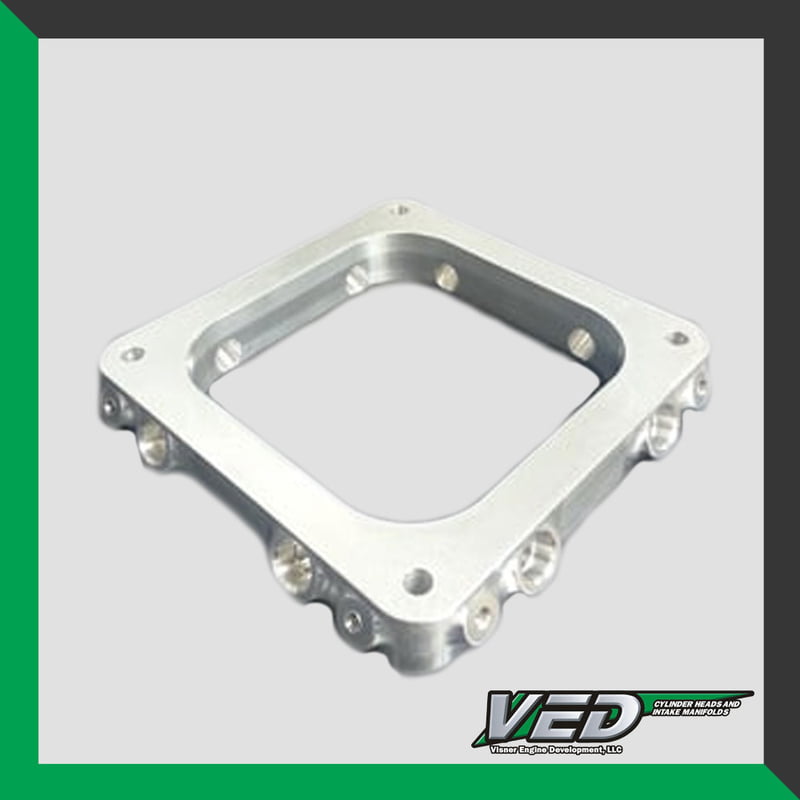 4500 Open Injector Spacer 1" with 2 fuel rails